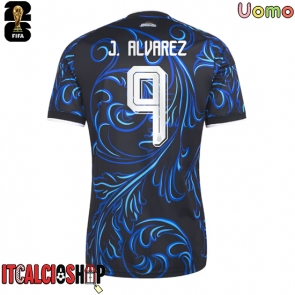 Argentina Julian Alvarez #9 Seconda Maglia Mondiali 2026 Manica Corta